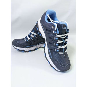 Avia Womens Elevate WMAI46ES010 Black Sneaker Shoes Lace Up Low Top Size 6.5